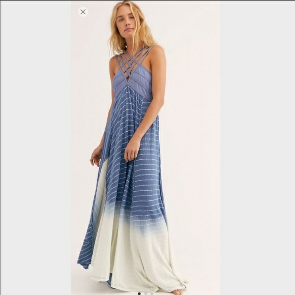 Sold out - rare Free People Dreamweaver Patchwork Maxi Dress